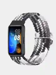 Серый меланж ремешок для Huawei Band 8 / 9 нейлоновый