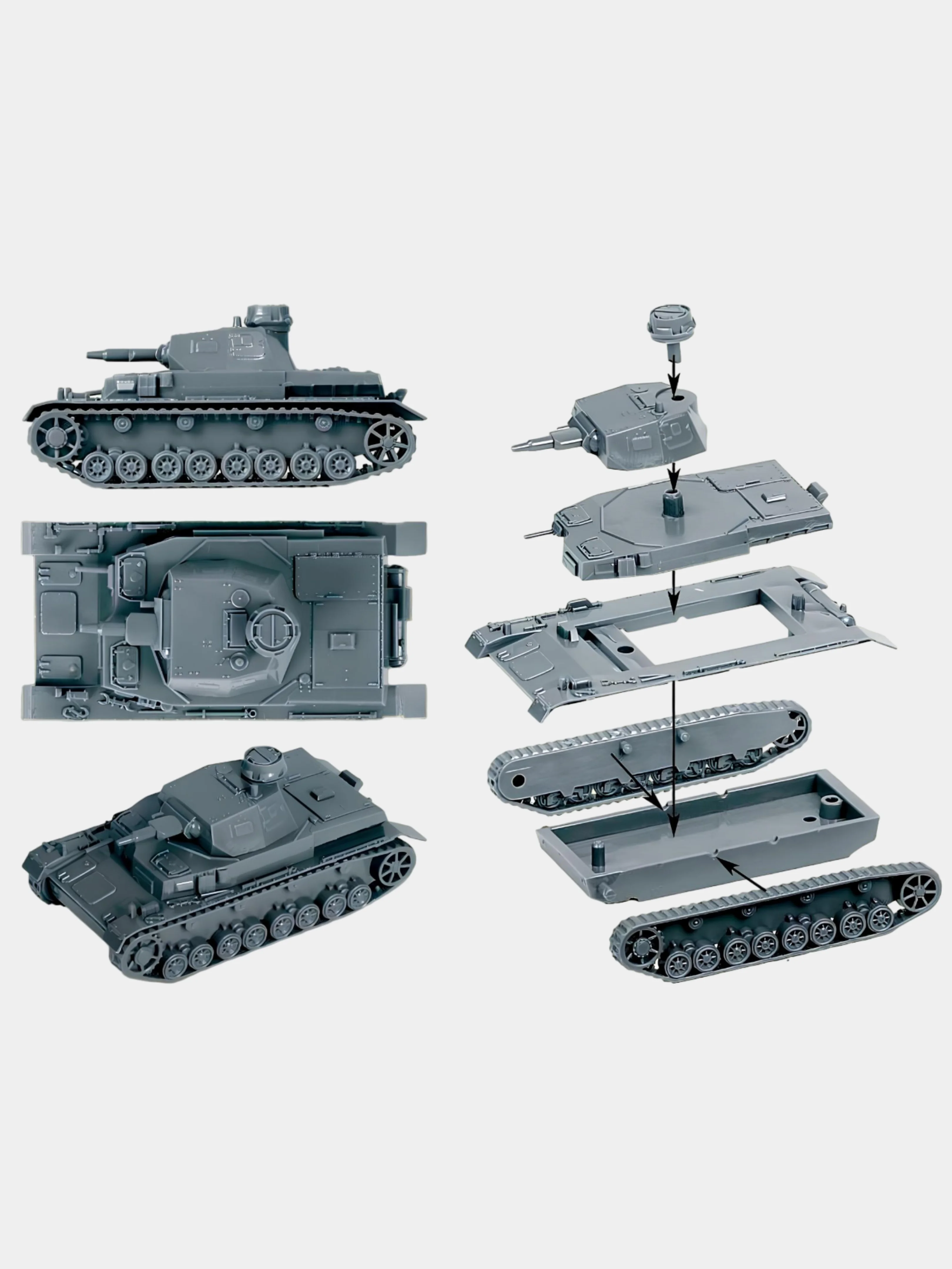 Золотистый хаки сборная масштабная модель военной техники ВОВ 1/100 Zvezda без склейки