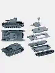 Золотистый хаки сборная масштабная модель военной техники ВОВ 1/100 Zvezda без склейки