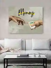 Money Деньги Картина по номерам на холсте с подрамником, 40 х 50, "Hobby Paint"
