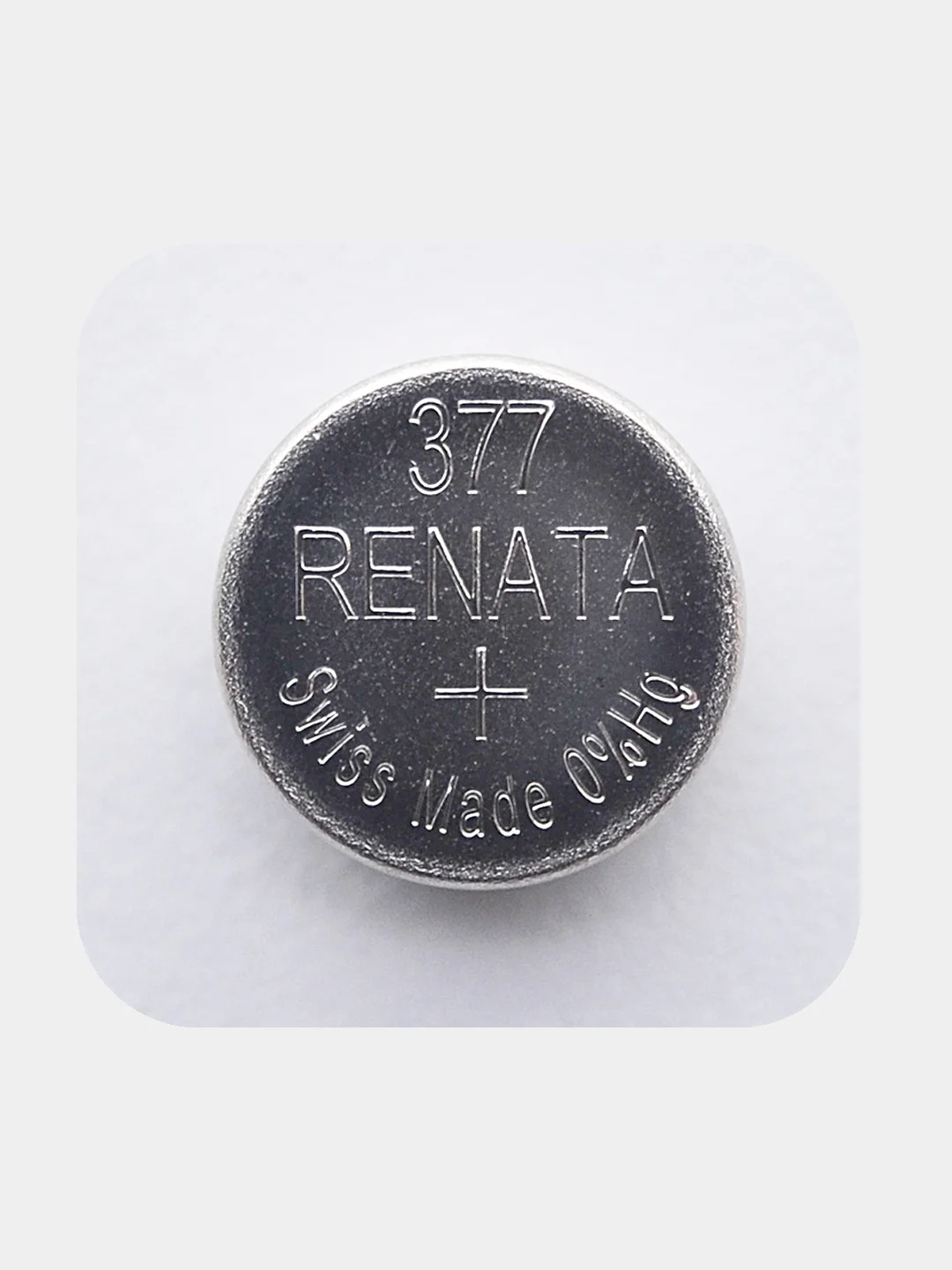 Батарейка Renata 377 (SR626SW, V377), 1.55V, 28 mAh, Швейцария, 1 штука