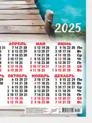 Карамельный календарь листовой настенный на 2025 год А2, 10 видов