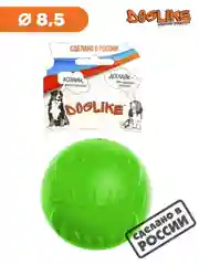Зеленый мяч для собак лайкер средний