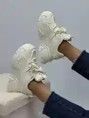 Кремовый кроссовки женские,ботинки утепленные,кроссовки зимние с мехом