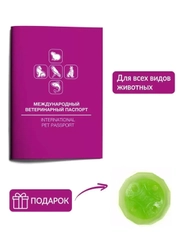 Паспорт ветеринарный + тарелка космос в подарок!