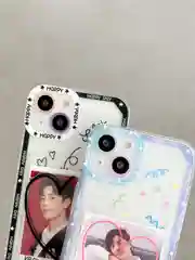 Чехол с карманом для карт iPhone X,Xr,11,12,13,14,15,Pro,Max,айфон,kpop,прозрачный,силикон