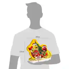 Сладкий подарок M&M's & Friends Санки Деда Мороза на Новый Год, набор конфет M&M's, Snickers, Twix, Milky Way, Mars с онлайн-игрой внутри 280г