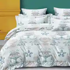 Зеленый комплект постельного белья