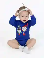 Боди новогоднее с длинным рукавом, Утенок
