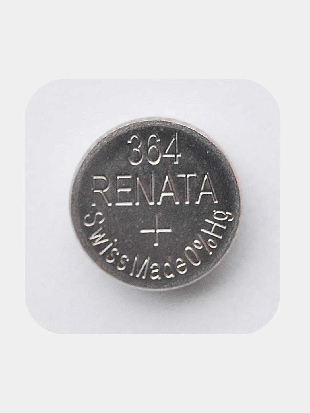 Батарейка Renata 364 (SR621SW, V364), 1.55V, 20 mAh, Швейцария, 1 штука