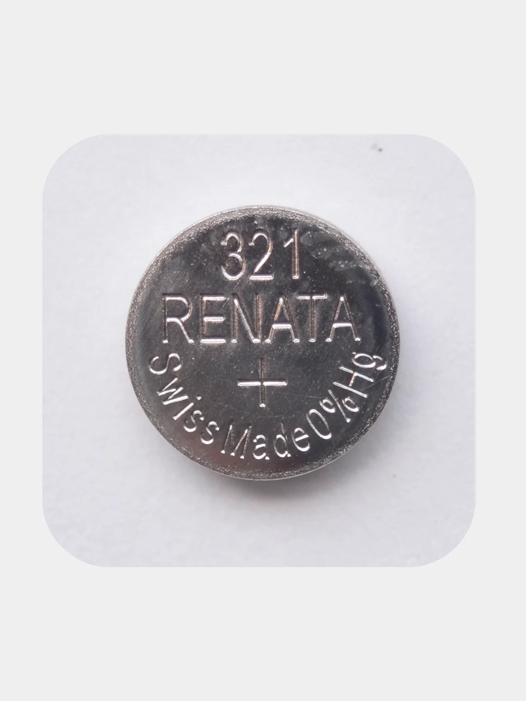 Батарейка Renata 321 (SR616SW, V321), 1.55V, 14.5 mAh, Швейцария, 1 штука