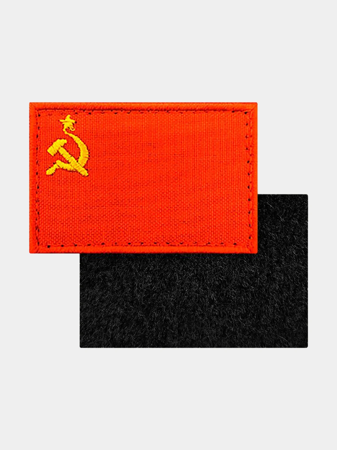 Нашивка шеврон на одежду Флаг СССР, на липучке