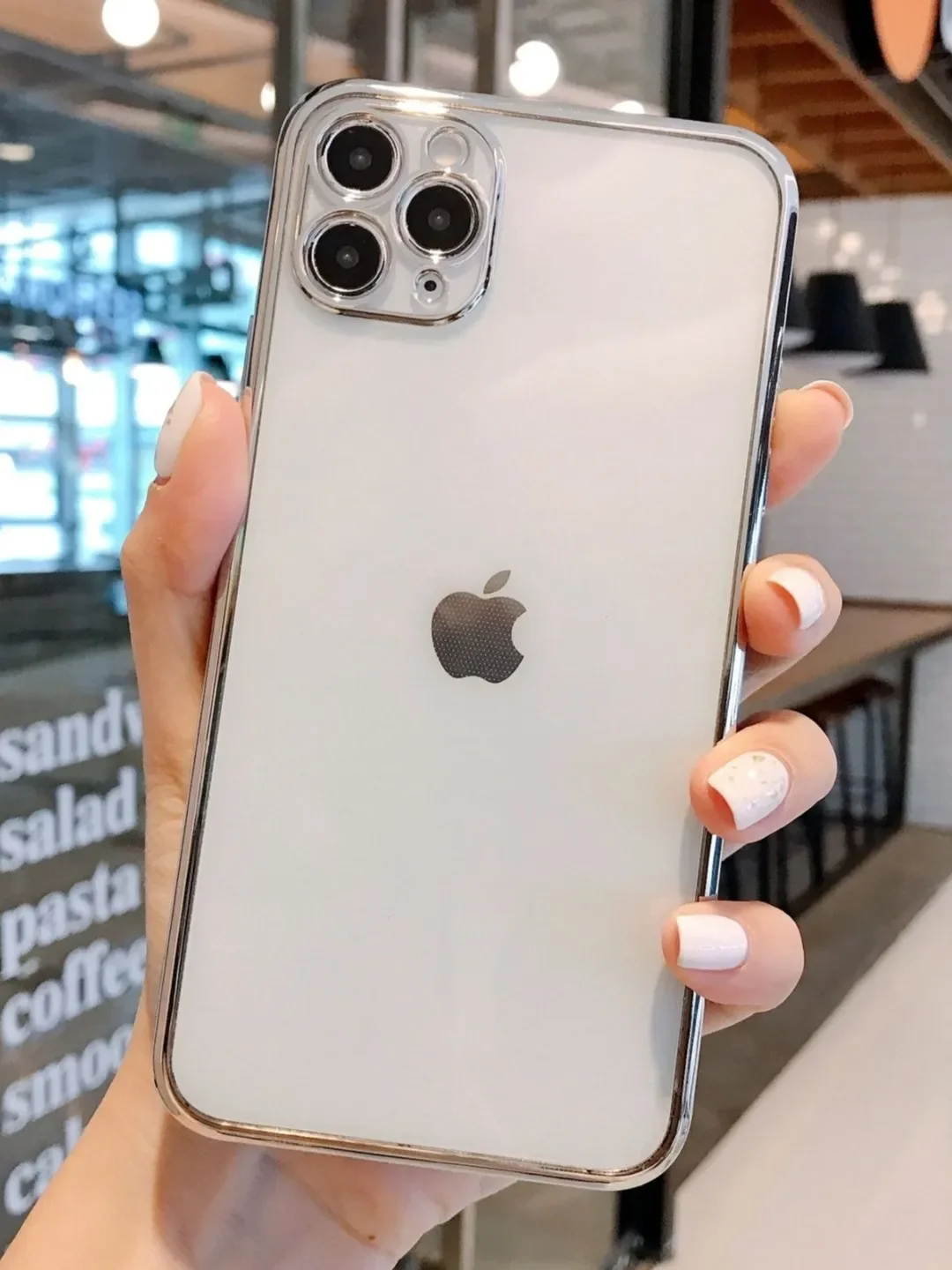Прозрачный чехол для iPhone 13 Pro Max силиконовый айфон про макс прозрачный