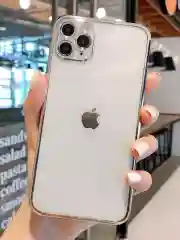 Прозрачный чехол для iPhone 13 Pro Max силиконовый айфон про макс прозрачный