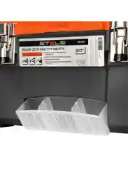 Ящик для инструмента с мет. замками 20", 510х255x225 мм, STELS, 90747