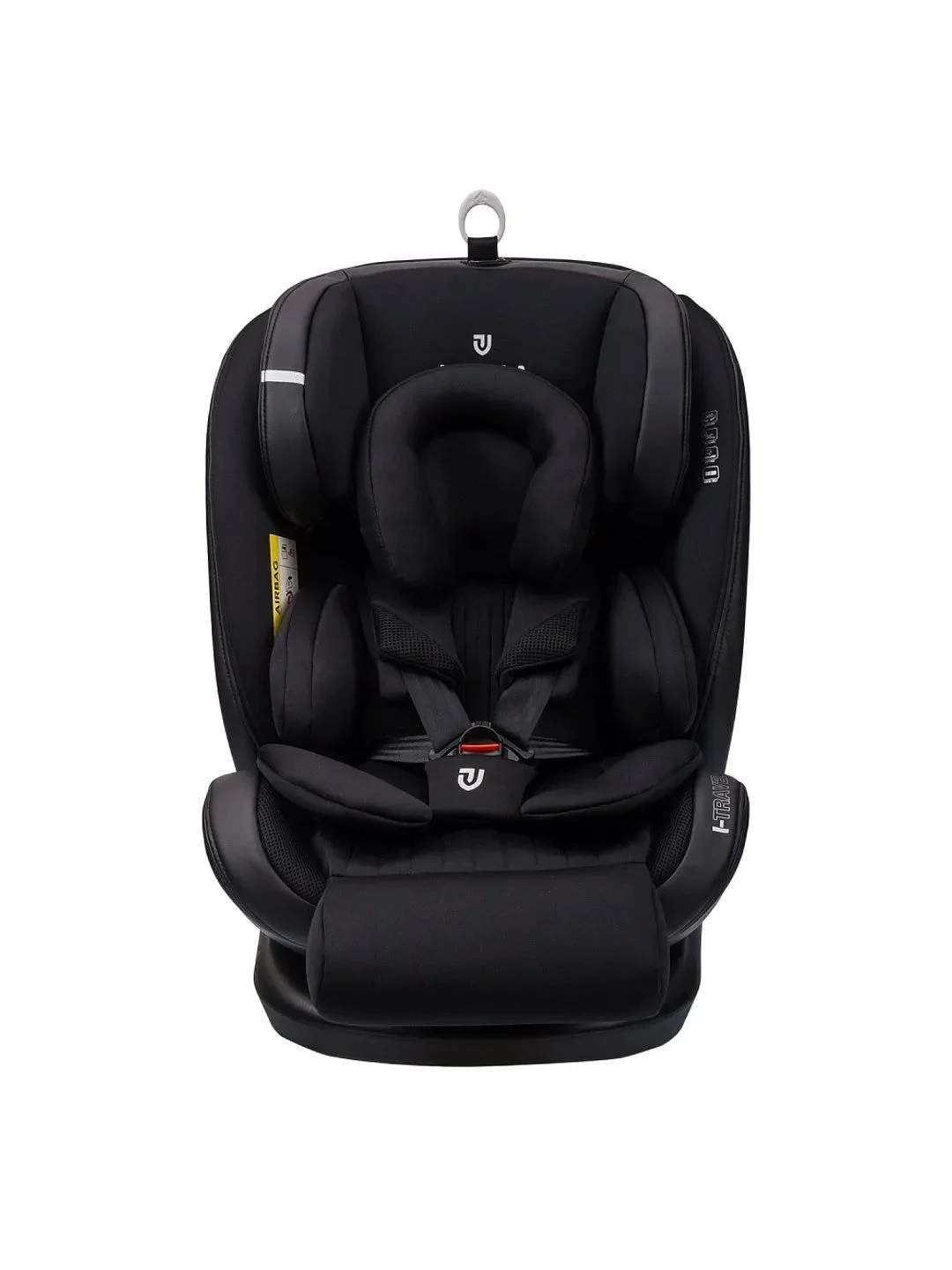 Черный автокресло детское Jovola I-Travel ST-3 Isofix растущее, поворотное, 0-36 кг.