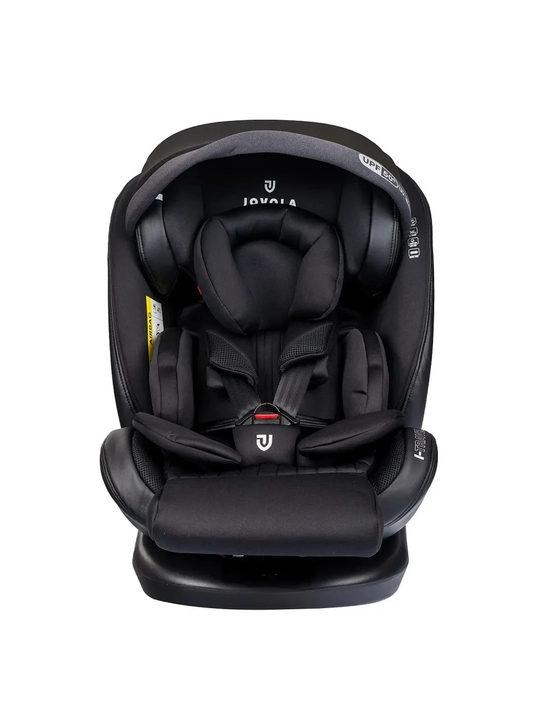 Черный автокресло детское Jovola I-Travel ST-3 Isofix растущее, поворотное, 0-36 кг.