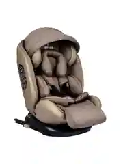 Бежевый автокресло детское Jovola I-Travel ST-3 Isofix растущее, поворотное, 0-36 кг.