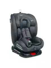 Черный автокресло детское Indigo Tourneo KBH308 ISOFIX растущее универсальное поворотное, 0-36 кг