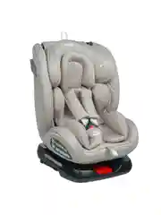 Бежевый автокресло детское Indigo Tourneo KBH308 ISOFIX растущее универсальное поворотное, 0-36 кг