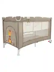 Манеж кровать детский JOVOLA AMICO BP02P для новорожденных, складной, 2 уровня