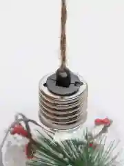 Зеленый елочный шар с подсветкой на батарейках, новогоднее украшение на елку