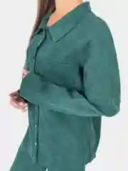 Зеленый костюм женский