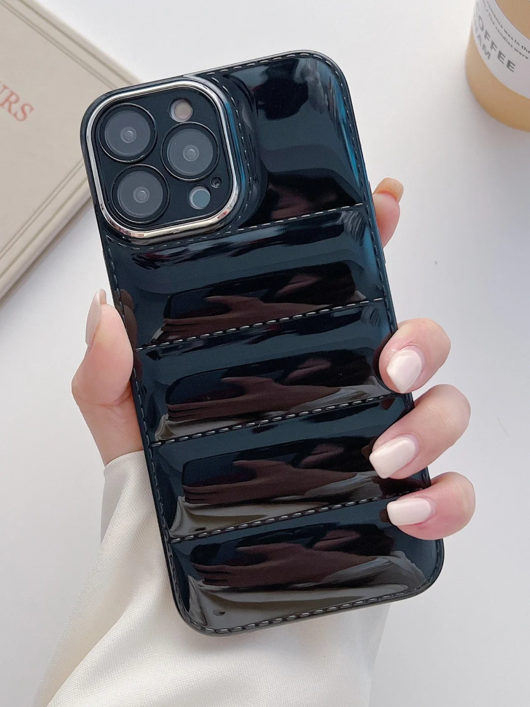 Черный чехол iPhone 11 13 7 8 Plus / XR 12 / 14 Pro Max / X XS айфон про макс