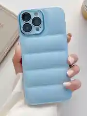 Голубой чехол iPhone 11 13 7 8 Plus / XR 12 / 14 Pro Max / X XS айфон про макс
