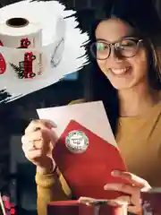 Золотистый хаки наклейки новогодние 500 штук. Поощрительные наклейки. Стикеры . Упаковка подарков