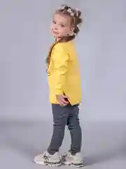 Желтый свитшот теплый с начесом