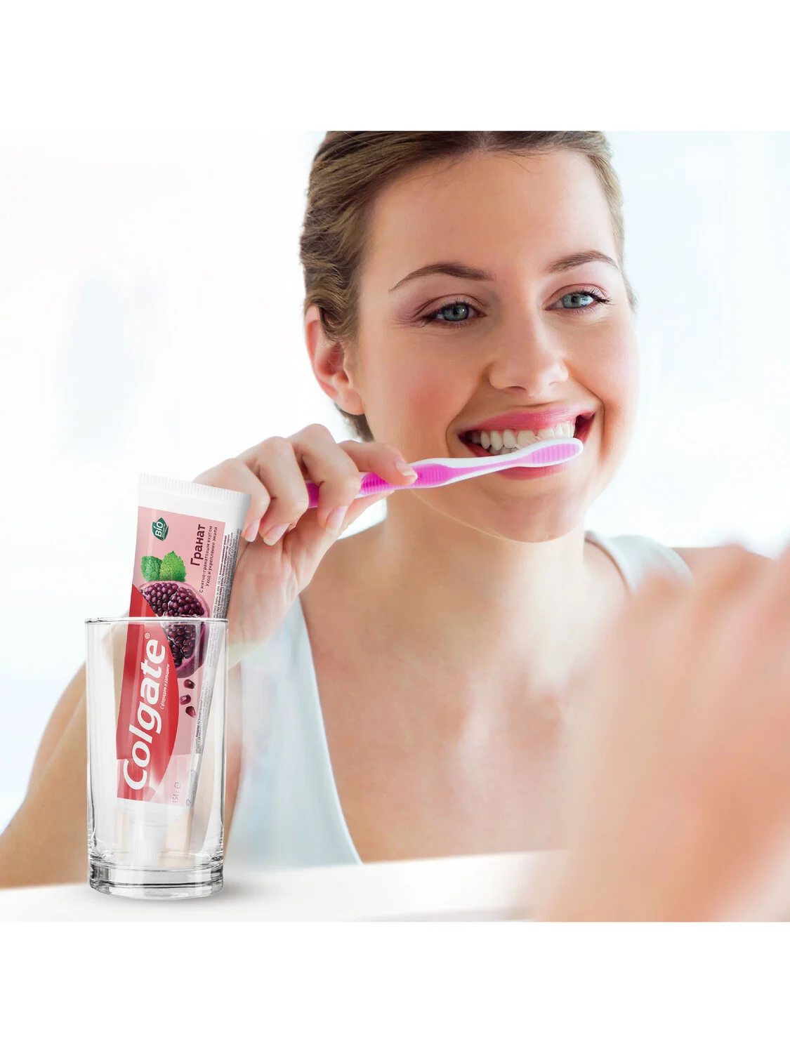 Зубная паста Colgate Гранат, с натуральными ингредиентами, защита от кариеса, 100 мл, 4 шт