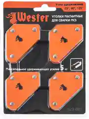 Магнитный уголок для сварки Wester MCS 829-001, углы 45 , 90 , 135 , 4 шт