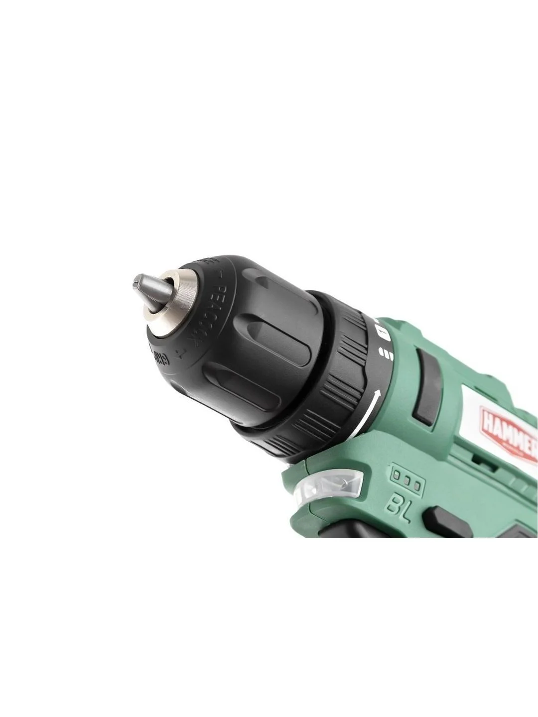Шуруповерт аккумуляторный HAMMER ACD12BL, в кейсе, 2 акк. Li-ion, 12В, 40 Нм