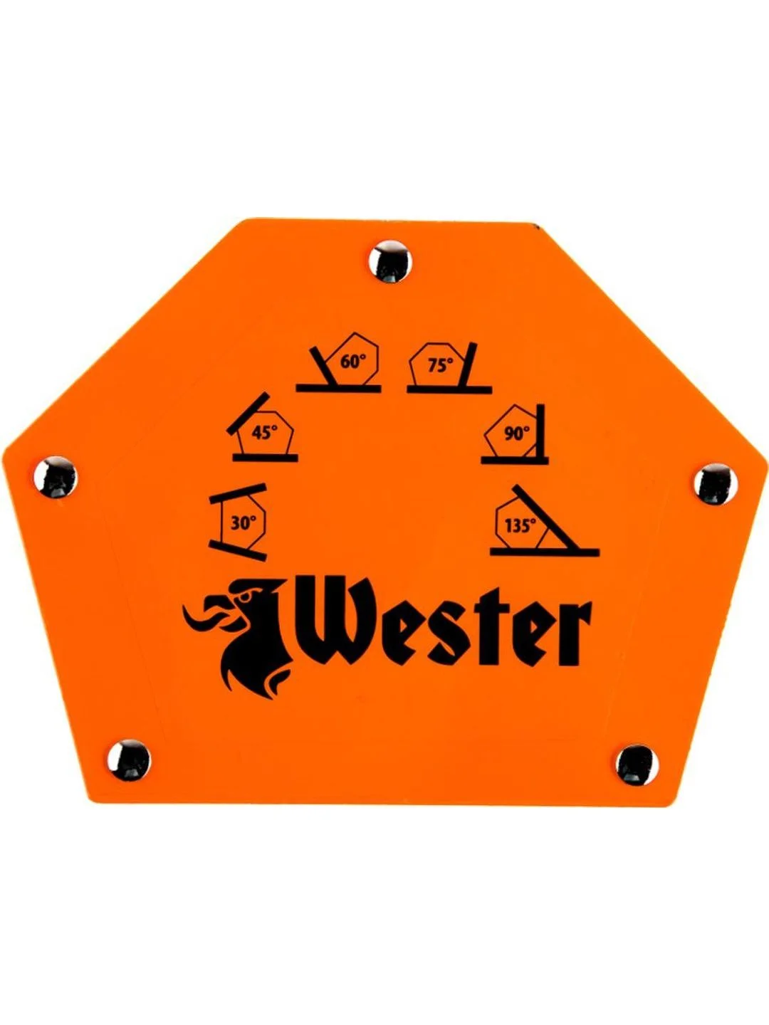 Магнитный уголок для сварки Wester WMCT75 829-007, углы 30 , 45 , 60 , 75 , 90 , 135