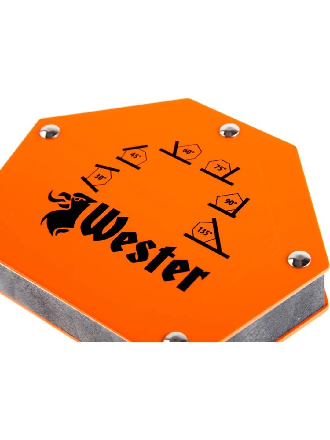 Магнитный уголок для сварки Wester WMCT75 829-007, углы 30 , 45 , 60 , 75 , 90 , 135
