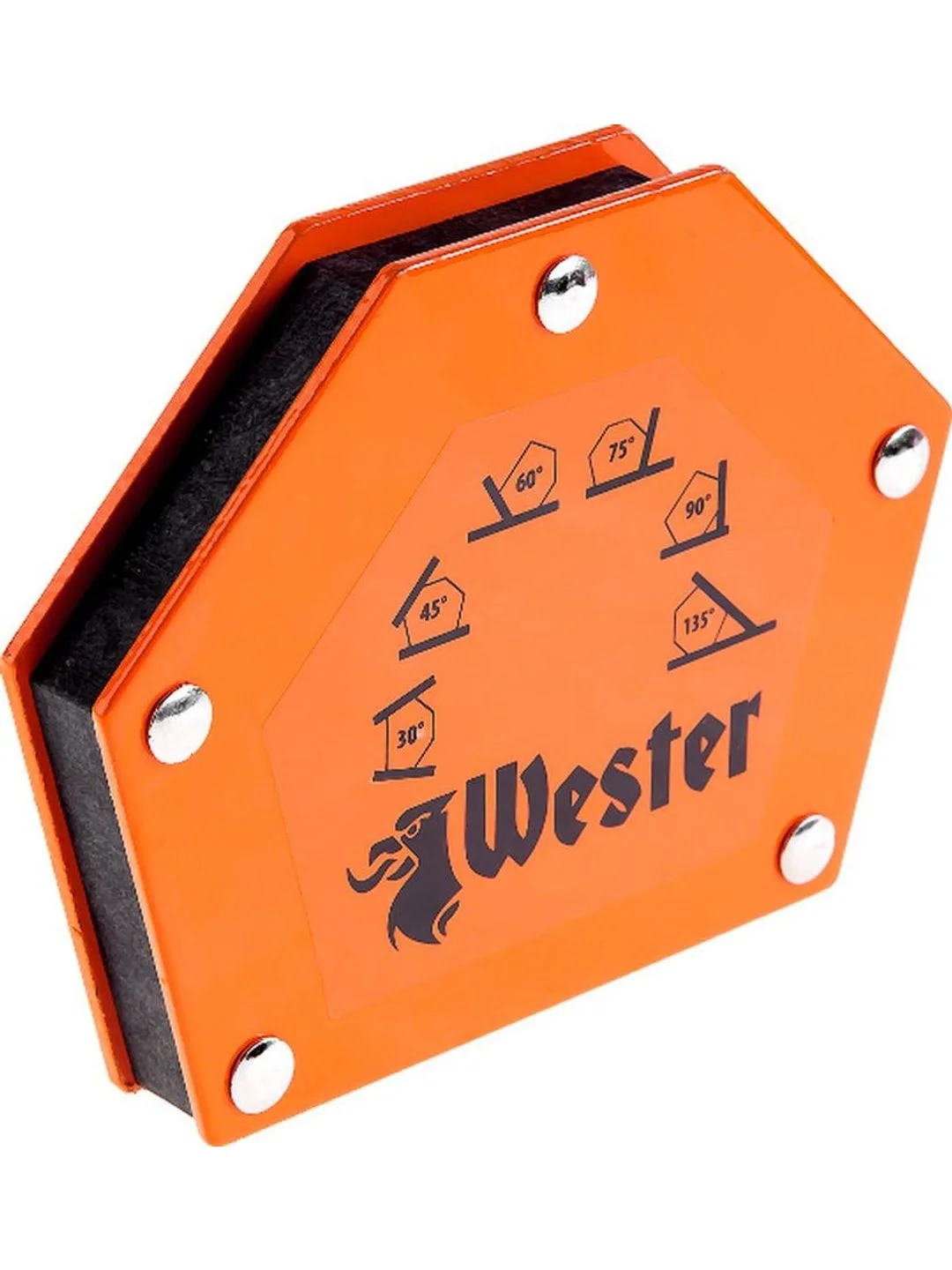 Магнитный уголок для сварки Wester WMCT50 829-006, углы 30, 45, 60, 75, 90, 135