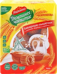 Заварные пышечки Домашнее Чаепитие "Вареная сгущенка", 460 г