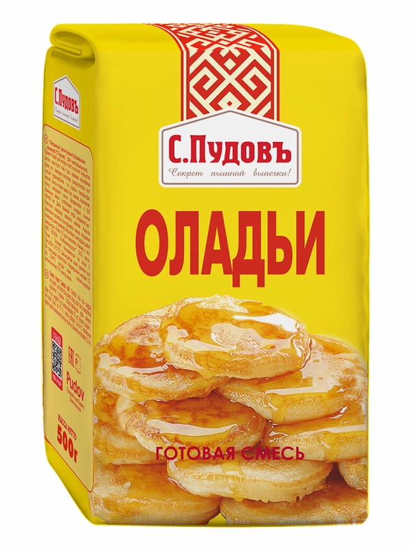 Мучная смесь С.Пудовъ "Оладьи", 0,5 кг