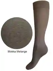 Коричневый плотные цветные гольфы из микрофибры меланж