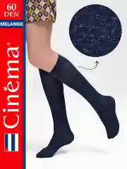 Плотные цветные гольфы из микрофибры меланж