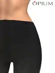Черный плотные леггинсы из микрофибры