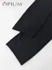 Черный плотные леггинсы из микрофибры