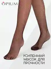 Черный эротические чулки в сетку