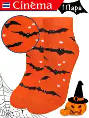 Черный носки с принтом Хэллоуин Halloween