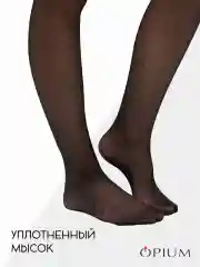 Черный капроновые колготки с рисунком