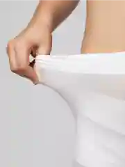 Белый капроновые колготки школьные