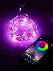 Гирлянда Нить, bluetooth RGB, 5 м, 220 V