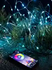 Гирлянда Нить, bluetooth RGB, 5 м, 220 V