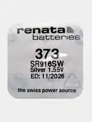 Батарейка Renata 373 (SR916SW, V373), 1.55V, 29 mAh, Швейцария, 1 штука